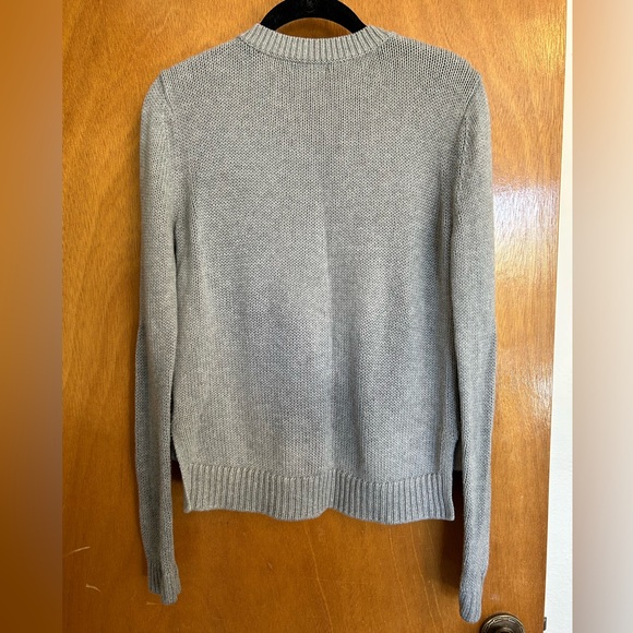 GAP gray step hem sweater size M - Picture 2 of 3